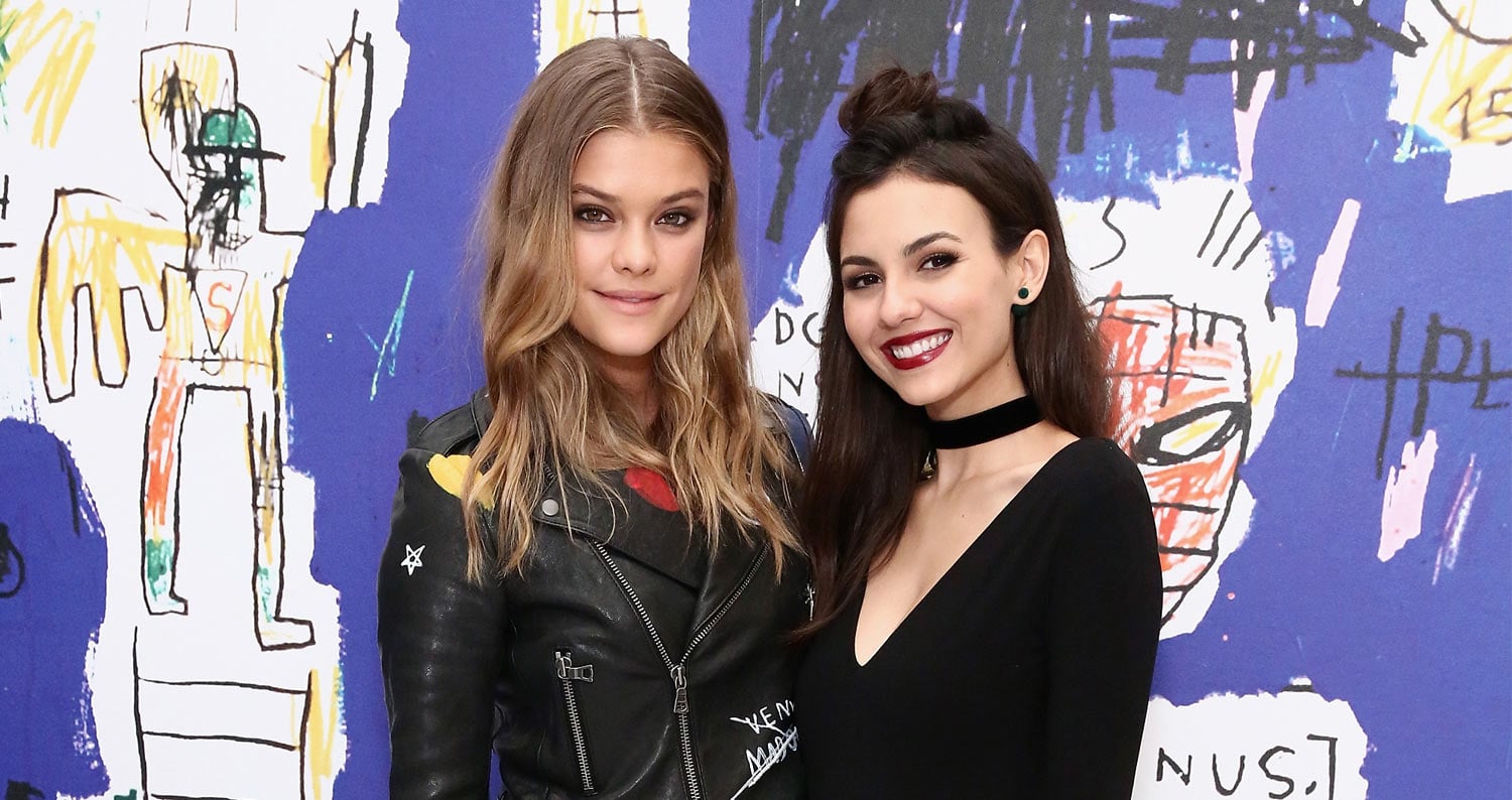 Victoria Justice & Nina Agdal Blow Bubbles at Alice + Olivia Launch Party!