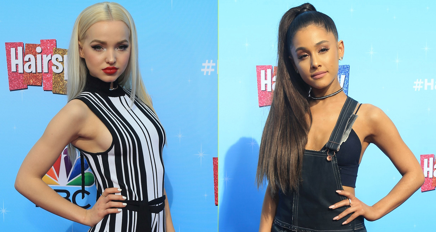 Dove Cameron & Ariana Grande Kick Off ‘Hairspray Live!’ Press Junket