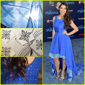 'Moana' Star Auli'i Cravalho's Premiere Dress Pays Homage to Maori Culture - See All The Details!