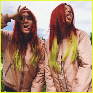 Bella Thorne Just Dyed Her Hair Red & Yellow!