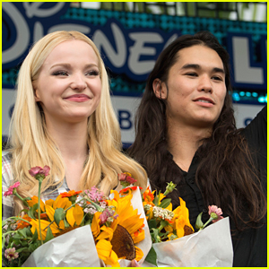 Dove Cameron & Booboo Stewart Spotted Filming 'Jolly To the Core' at Disneyland!