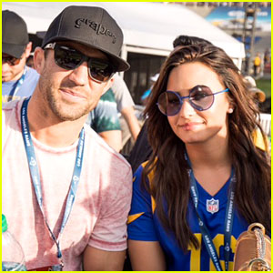 Demi Lovato & Luke Rockhold Fuel Romance Rumors at Rams Game