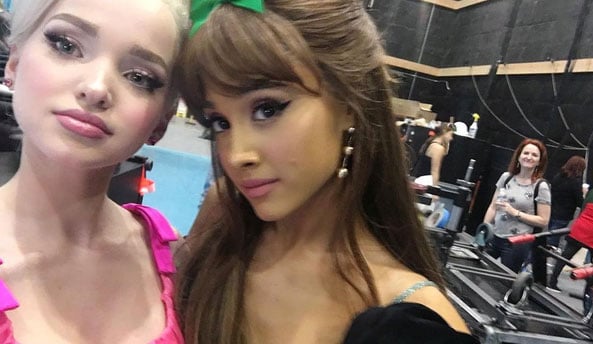 Dove Cameron Shares ‘Hairspray Live!’ Selfie With Ariana Grande!
