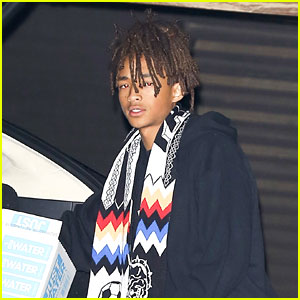 Jaden Smith Keeps a Case of Water in His Trunk!