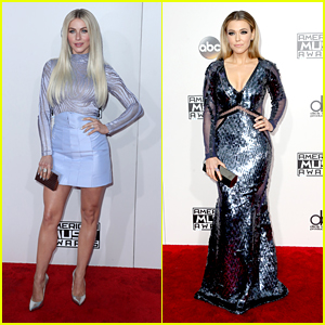 Julianne Hough Teases 'DWTS' Finale at the AMAs 2016!