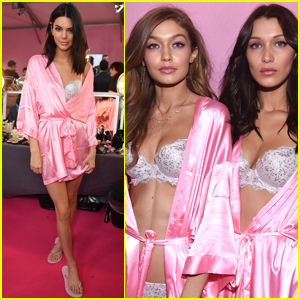 Gigi & Bella Hadid Are VS Fashion Show Ready With Kendall Jenner!