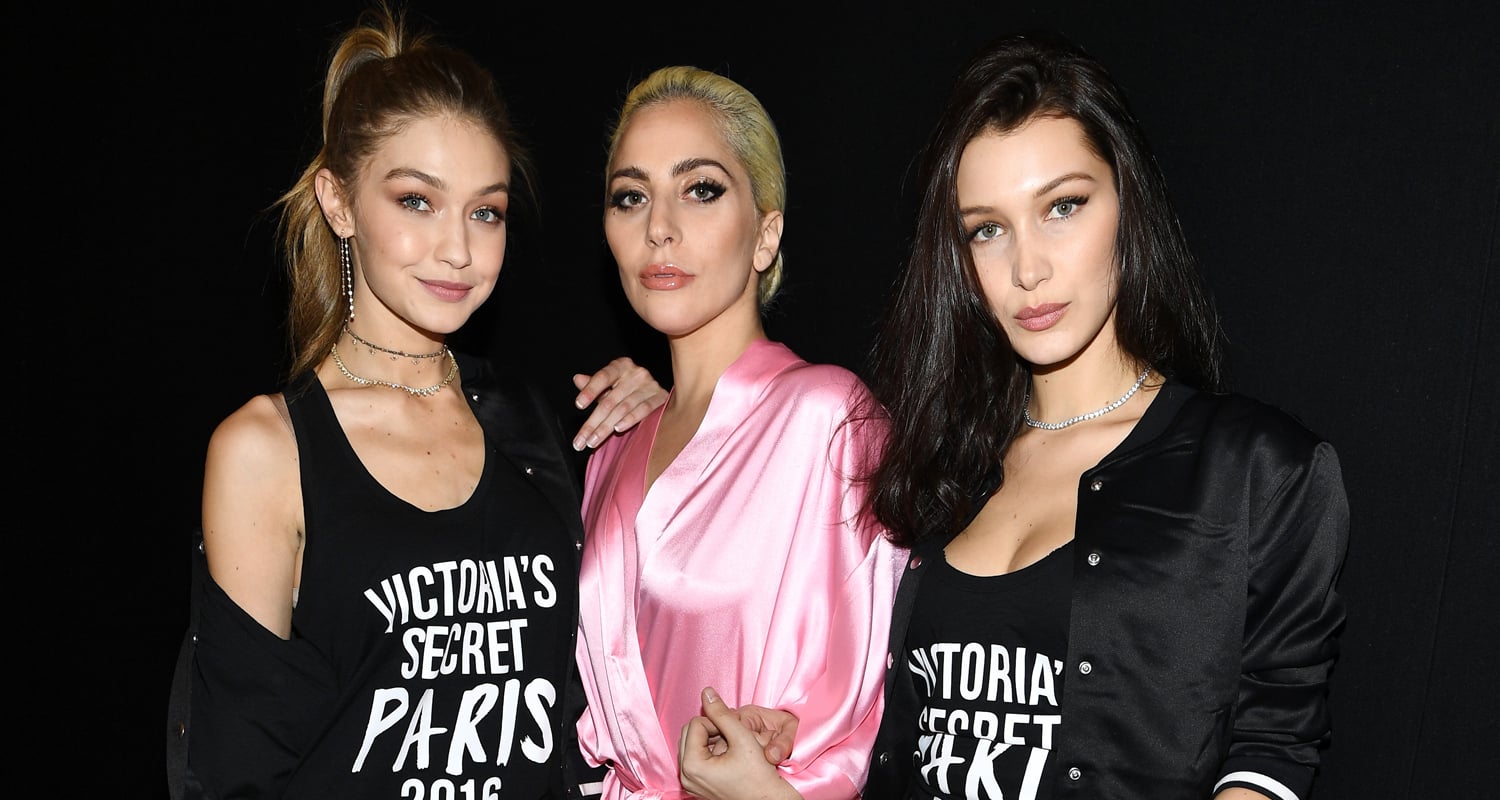 Gigi & Bella Hadid Get Ready for the Victoria’s Secret Fashion Show With Lady Gaga