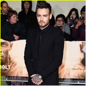 Liam Payne Goes Solo Without Cheryl Cole to 'I Am Bolt' Premiere