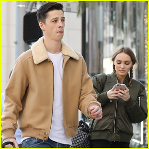 Lily-Rose Depp Gets in Some Hang Time With Boyfriend Ash Stymest