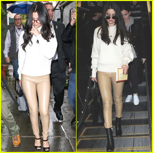 Selena Gomez Wears Same Chic Leather Pants Look One Year Later