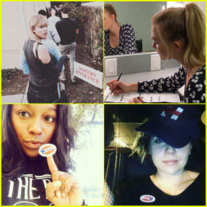 Taylor Swift & More Celebs Share Their Voting Selfies on Election Day 2016!