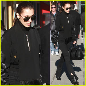 Bella Hadid Bundles Up While Stepping Out in NYC