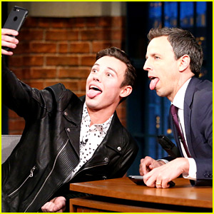 VIDEO: Cameron Dallas Easily Wins Selfie Competition with Seth Meyers!