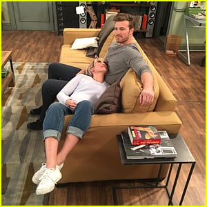 Chelsea Kane Shows Off Fake Baby Bump on 'Baby Daddy' Set