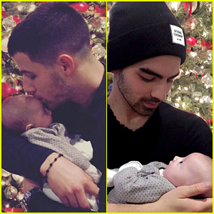 Nick & Joe Jonas Spend Christmas with Family (Including New Niece Valentina!)