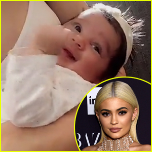 VIDEO: Kylie Jenner Adorably Cuddles Niece Dream Kardashian