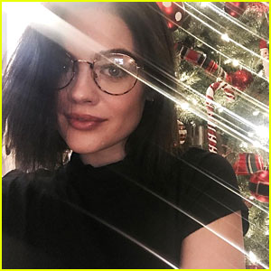 Lucy Hale Shares Hilarious Face Morph For 'All I Want For Christmas Is You'