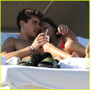 Jack Gilinsky & Madison Beer Get Cozy on Beach in Miami