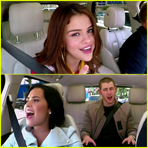 VIDEO: Selena Gomez, Demi Lovato, Nick Jonas, & More Sing 'All I Want for Christmas is You' for Carpool Karaoke!