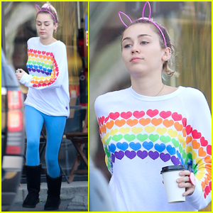 Miley Cyrus Met Someone Who Sticks Their Tongue Out More Than Her!