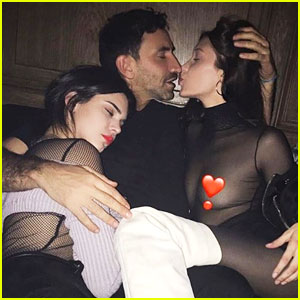 Bella Hadid Takes a Sultry Photo with Riccardo Tisci!