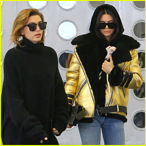 BFF's Hailey Baldwin & Kendall Jenner Bring Along New Puppy For Shopping Trip
