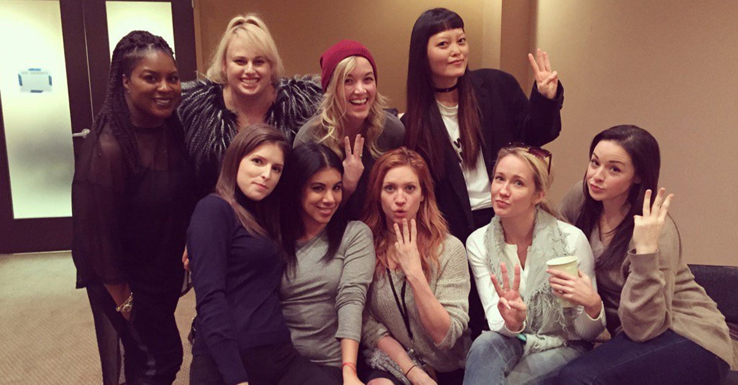 The ‘Pitch Perfect 3’ Ladies Strike a Pose from Day One on Set!