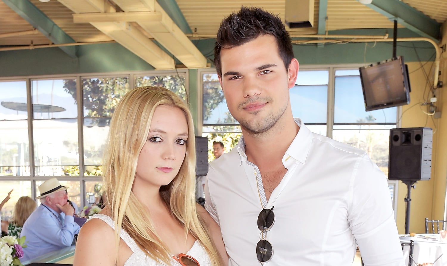 Billie Lourd Receives Support from Taylor Lautner at Mom Carrie Fisher’s Burial