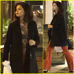 Selena Gomez Steps Out for Dinner with Friends