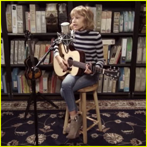 Grace VanderWaal Covers Ed Sheeran's 'The A Team' With a Guitar From Shawn Mendes!