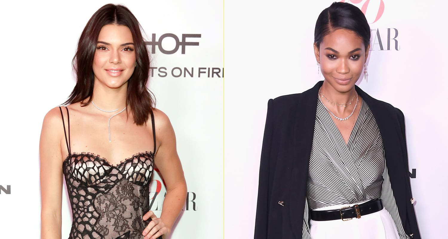 Kendall Jenner & Chanel Iman Show Their Style at Bazaar 150