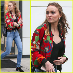 Lily-Rose Depp Spends the Afternoon with Boyfriend Ash Stymest