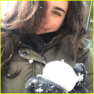Lauren Jauregui Wiped Herself Out While Learning How To Snowboard!