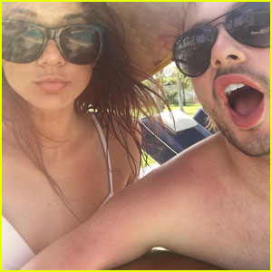 VIDEO: 5SOS' Michael Clifford Kisses Girlfriend Crystal Leigh Under The Fireworks