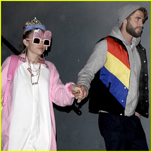 Miley Cyrus Rocks a Onesie for Liam Hemsworth's Birthday Party