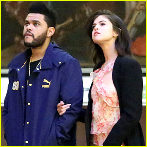 Selena Gomez & New Boyfriend The Weeknd Browse an Art Museum in Italy!