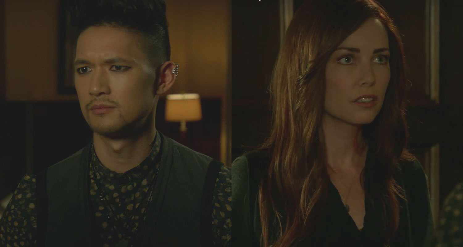 Shadowhunters Exclusive Clip: Magnus Protects Alec &amp; Calls Out Joce...