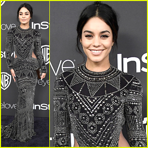 Vanessa Hudgens Stuns at InStyle's Golden Globes Party After Mexican Getaway
