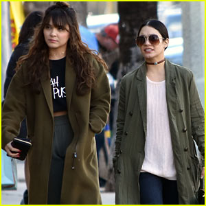 Vanessa Hudgens & Younger Sister Stella Rock Matching Outfits
