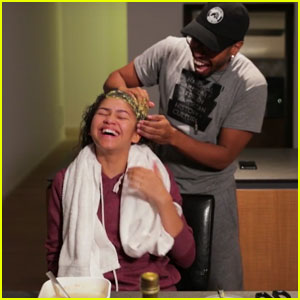 VIDEO: Zendaya Cracks Us Up With This New Hair Mask Tutorial!