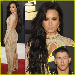 Nick Jonas Told Demi Lovato to Show Off Her 'Sexy Side' at the Grammys