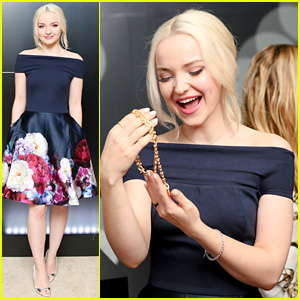 Dove Cameron Battles Through Sickness & Looks So Cute at Tiffany's Event!