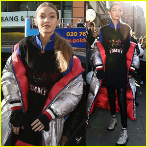 Gigi Hadid Wears Her 'Tommy X Gigi' Collection While in London!