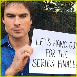 Ian Somerhalder Wants to Watch 'The Vampire Diaries' Finale With YOU!