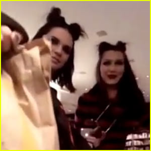 Kendall Jenner Shows Fans Some of Her Family's Favorite Fast Food Treats! (Video)