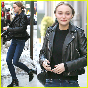 Lily-Rose Depp Gets Stylish in New York City