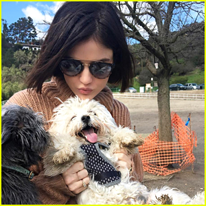 Lucy Hale Apologizes For Posting Too Many Pics of Her Dog Elvis