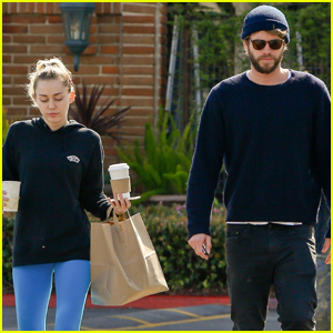 Miley Cyrus & Liam Hemsworth Have Laid Back Malibu Afternoon