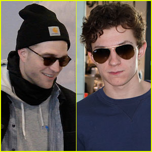 Tom Holland & Robert Pattinson Get Ready for 'Lost City of Z' in Berlin!