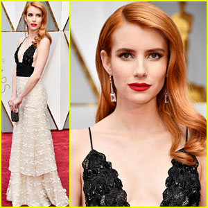 Emma Roberts Makes an Enviornmental Statement With Her Gown at Oscars 2017